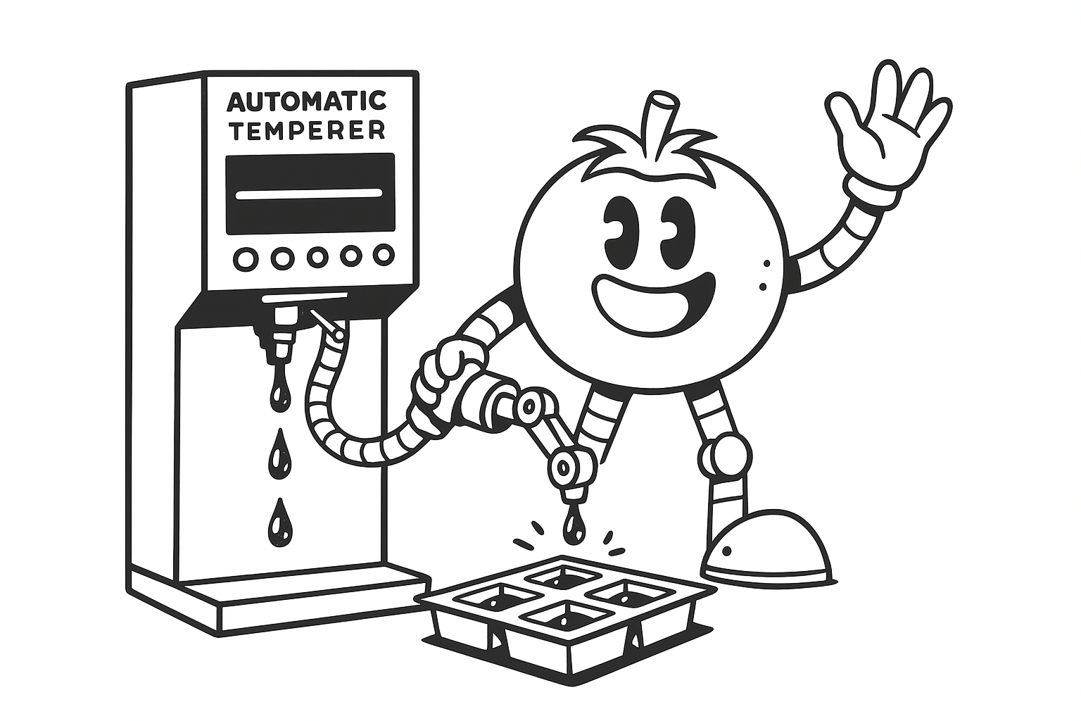 Illustration de l'article « Automatiser une chocolaterie : guide complet des équipements et robots indispensables »
