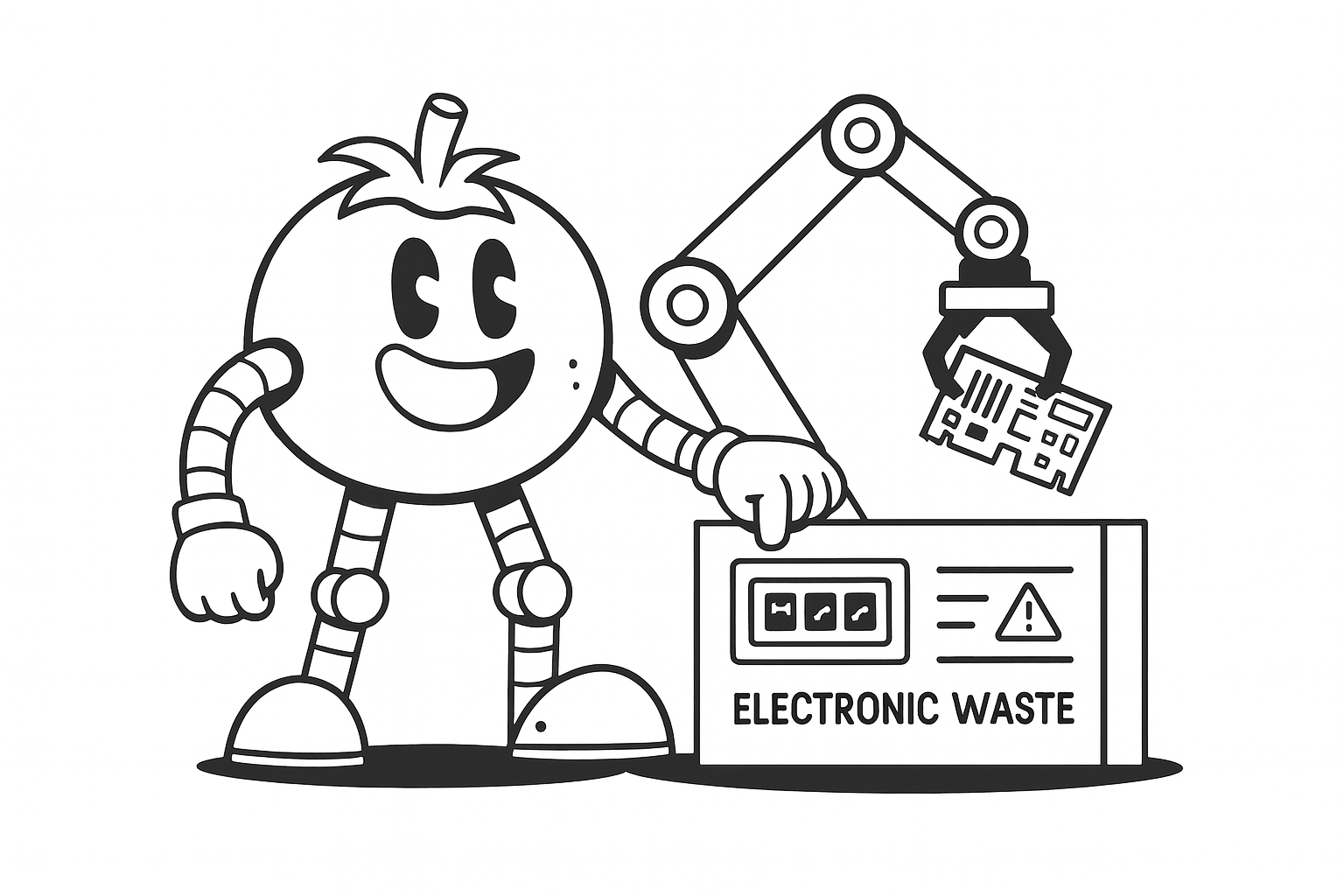 Illustration de l'article « Automatisation efficace de la gestion des déchets électroniques en entreprise »